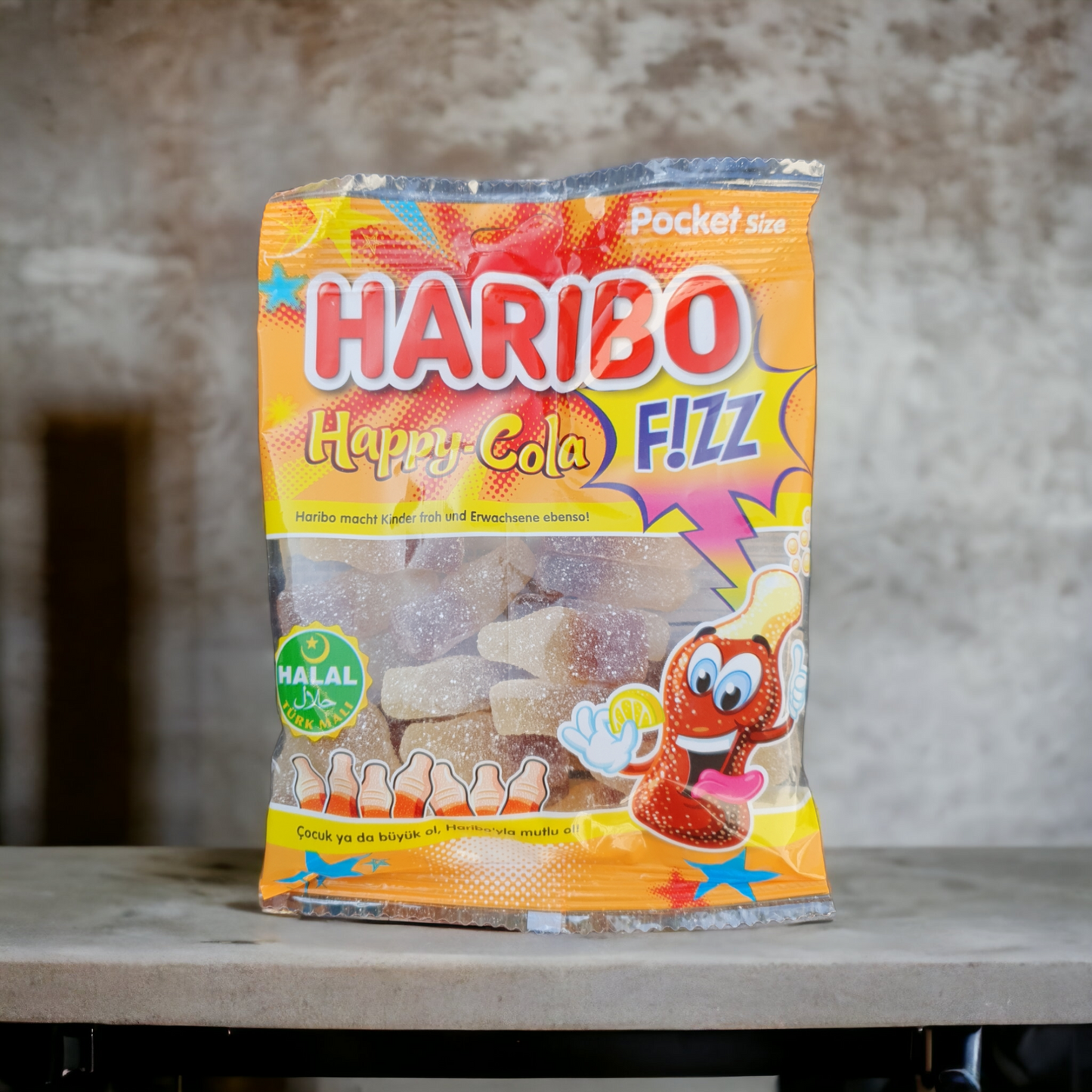 Haribo Happy Sour Cola Halal 100g
