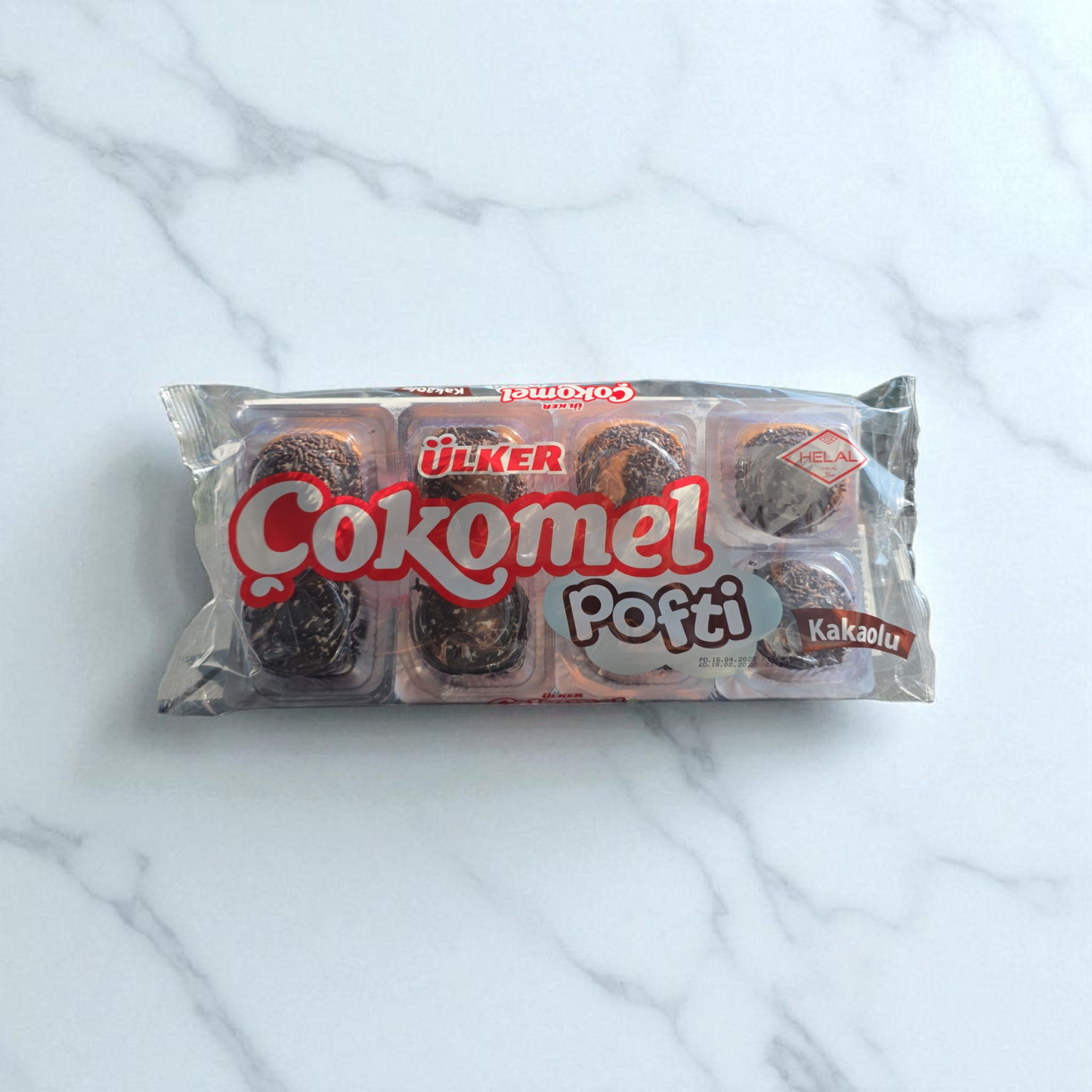 Marshmallow-Biscuit mit Kakao-Streuseln