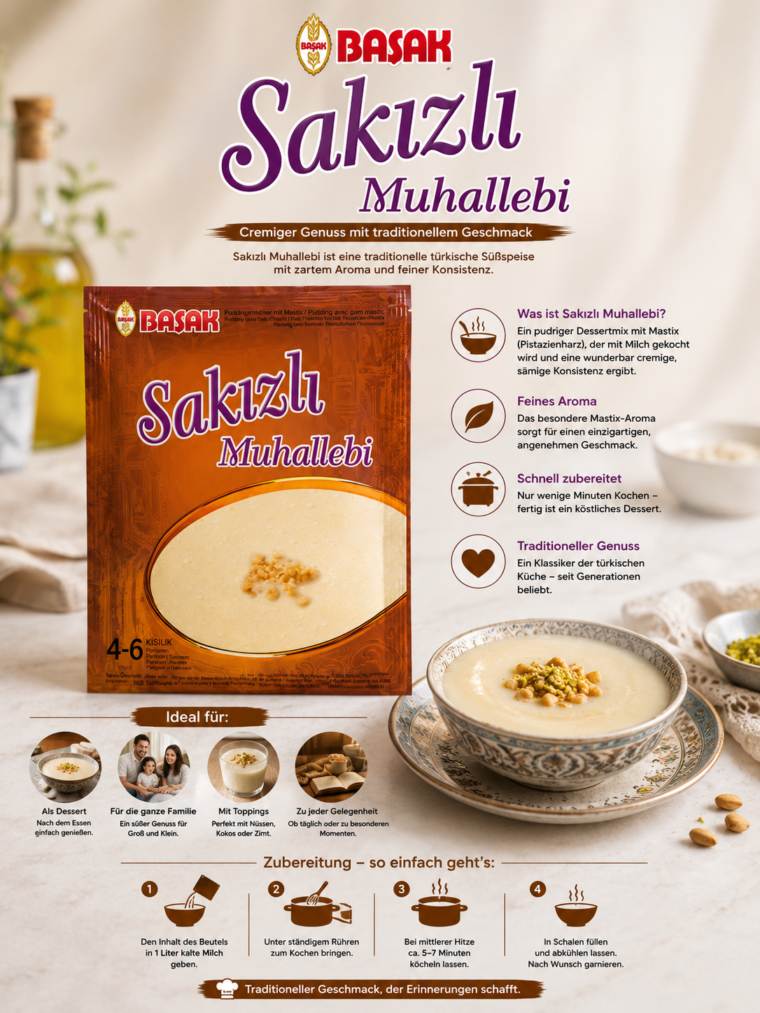Pudding aus der Türkei