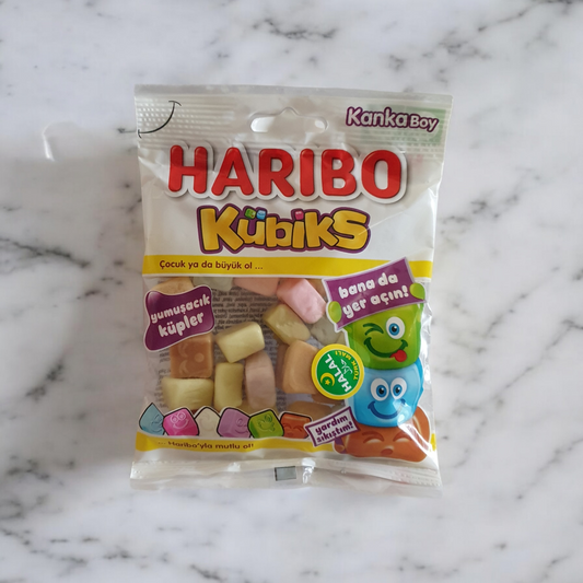 Haribo Kübiks  Weiche Würfel mit Fruchtgeschmack