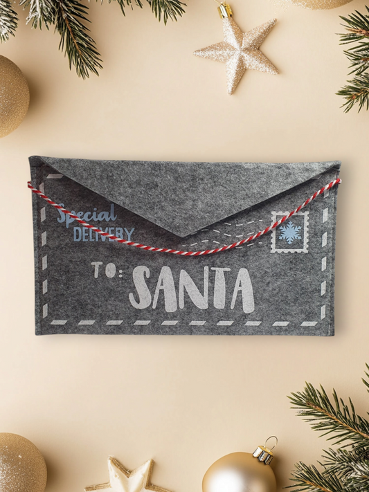 Umschlag aus Filz Weihnachtlich