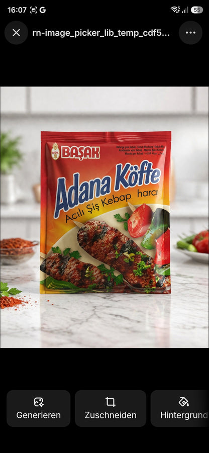 Hackfleischspieß Adana
