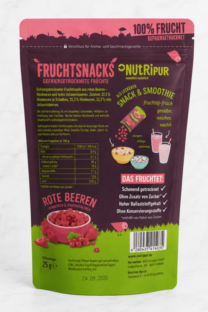 Gefriergetrocknete Früchte Beeren