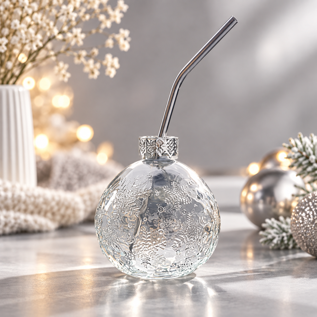 Glas Schneekugel