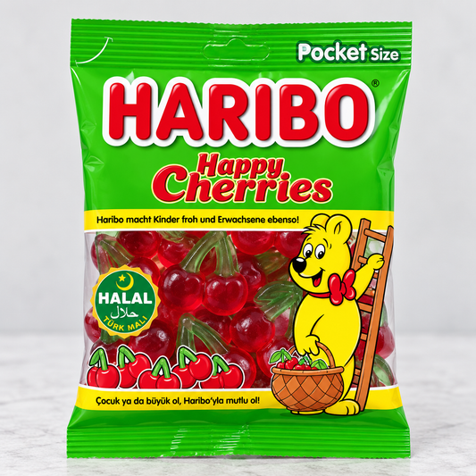 Haribo Happy Cherries Helal 100g