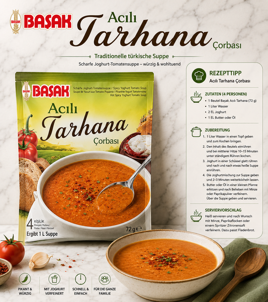 Suppe scharf - Acılı Tarhana Çorbası