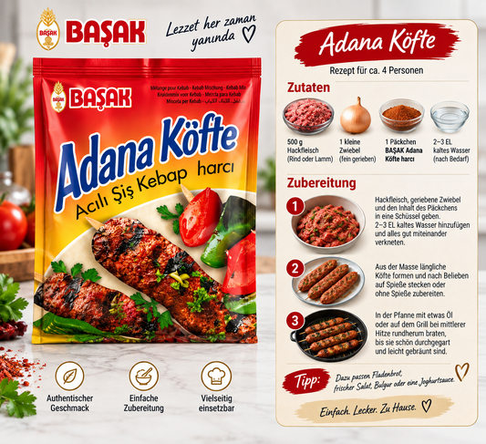 Hackfleischspieß Adana