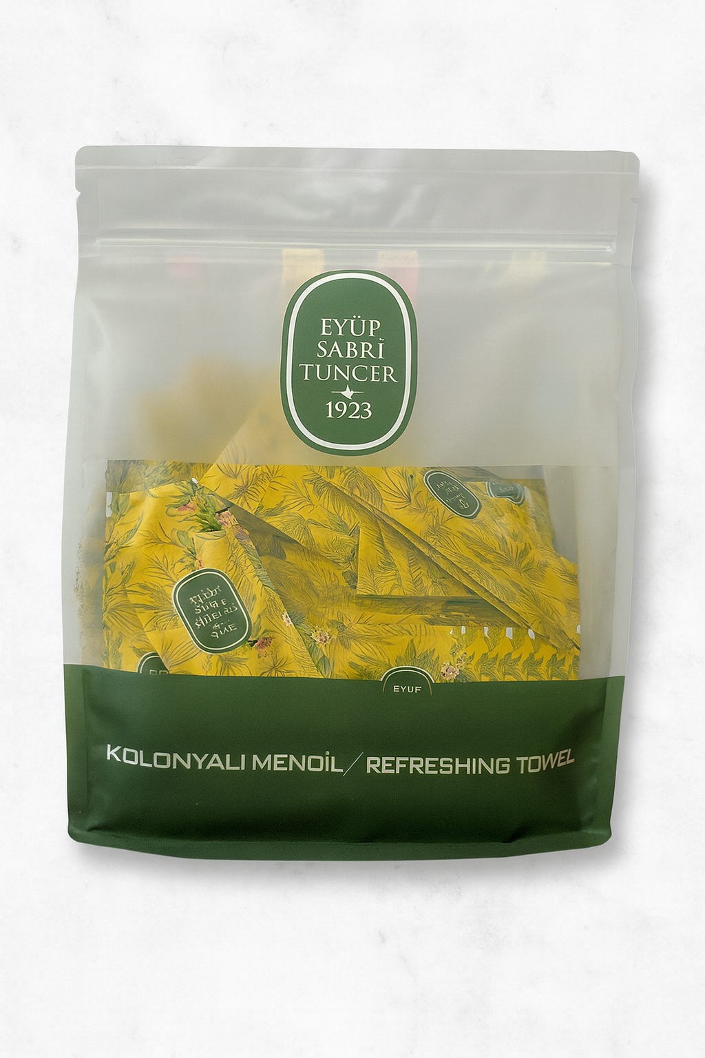 Erfrischungstuch mit Zitronenduft 150 Stück