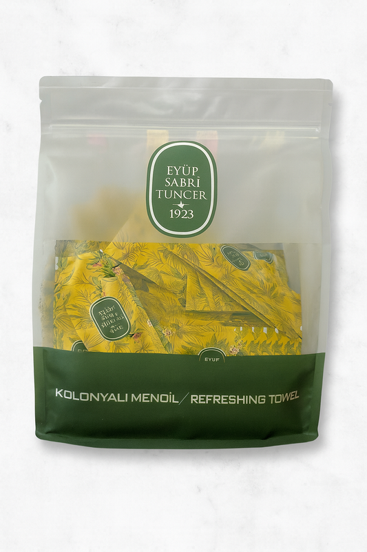 Erfrischungstuch mit Zitronenduft 150 Stück