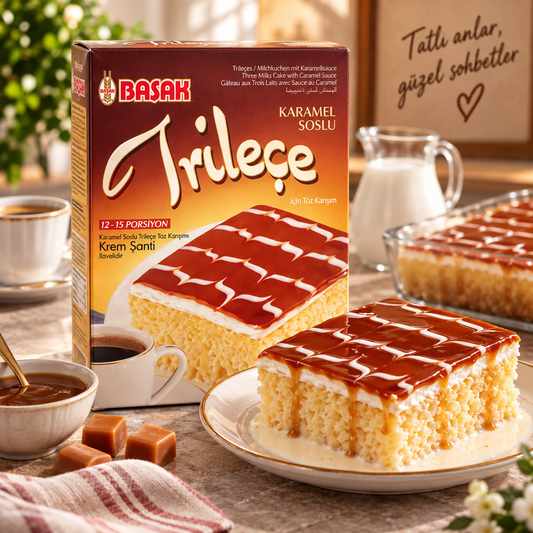 Backmischung BASAK Kuchenmischung mit Karamellsauce HALAL