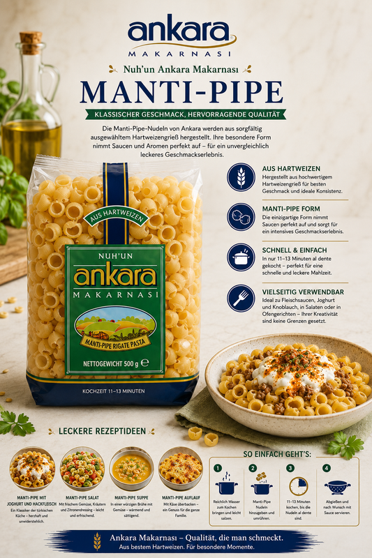 Nudel aus der Türkei - Ankara Makarna 500g