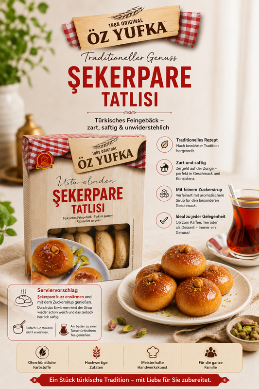 Türkisches Feingebäck Sekerpare