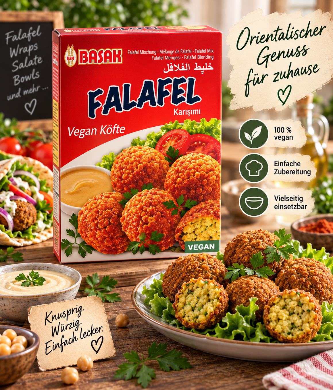 Falafel Vegane Frikadellen
