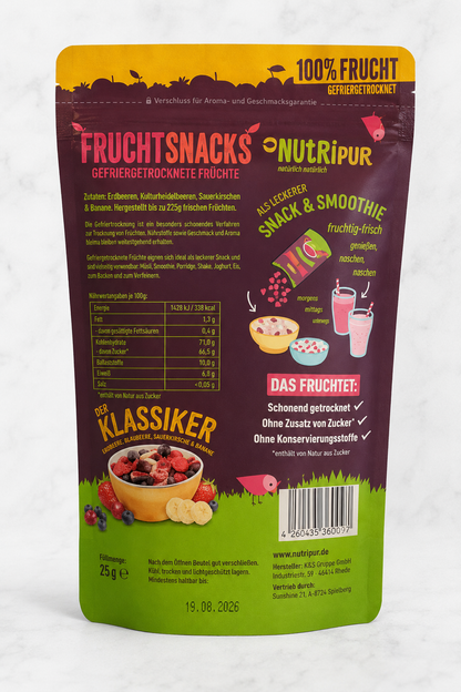 Gefriergetrocknete Früchte